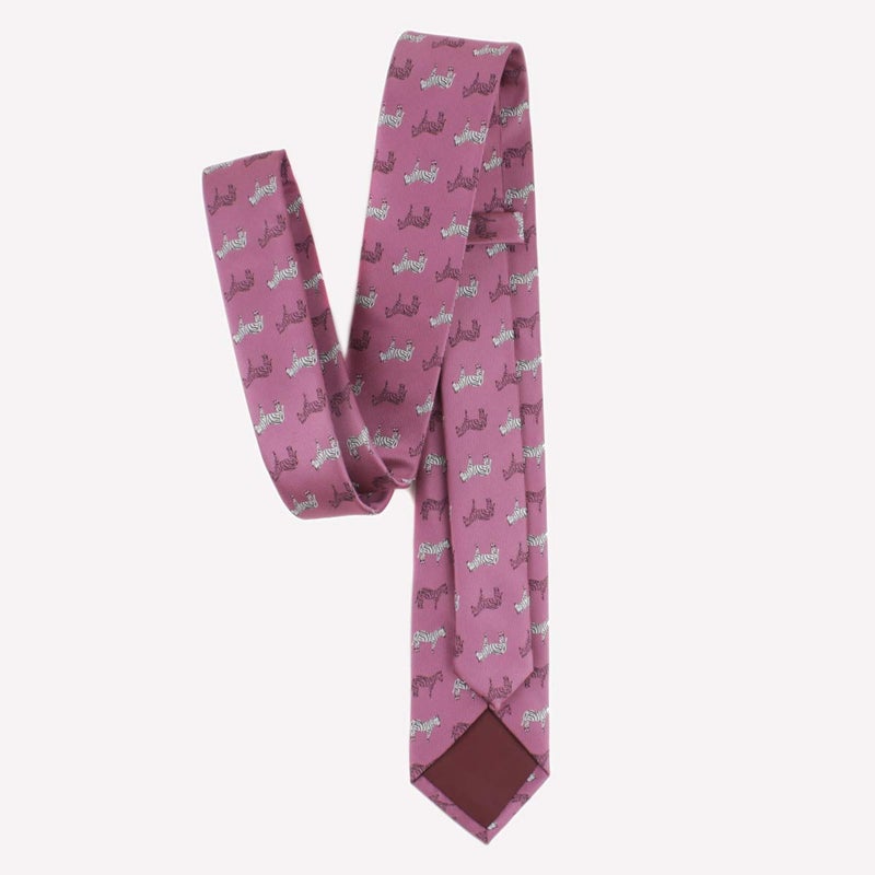 Secdtie Skinny Novelty neckties For Men Pink Graduation Silk Meeting Business Ties Textured Super Slim Tie for Dad - Image 5